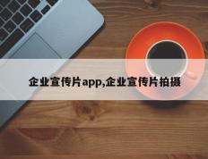企业宣传片app,企业宣传片拍摄