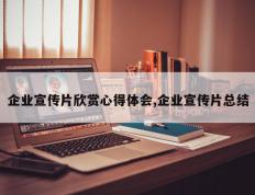 企业宣传片欣赏心得体会,企业宣传片总结