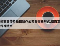 招商宣传片拍摄制作公司有哪些形式,招商宣传片特点